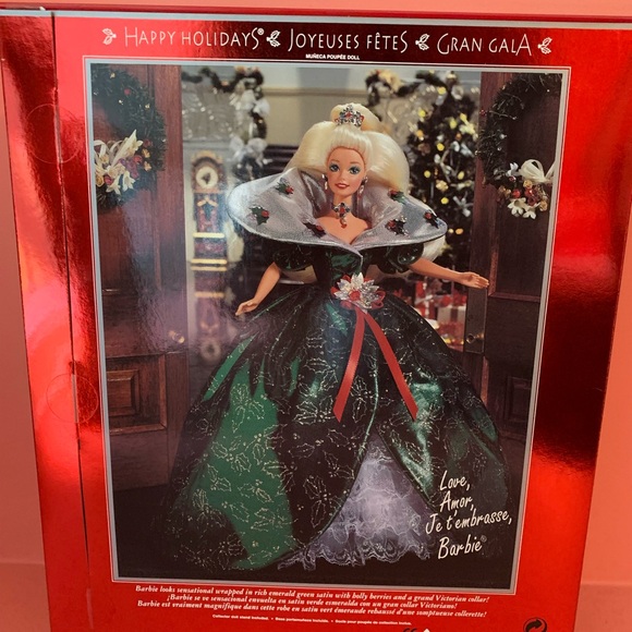 Barbie - Happy Holidays Special Edition Doll (1995) - Picture 2 of 2